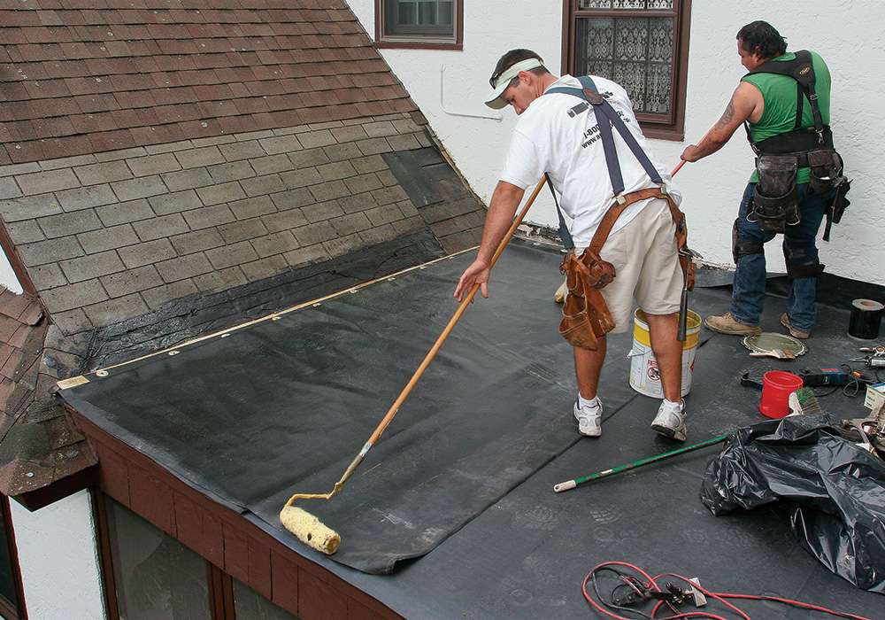 EPDM Flat Roof Installation